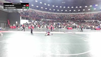 105 lbs Champ. Round 1 - Paige Mayer, Medford vs Lily Niznansky, Oak Creek Attack Wrestling Club