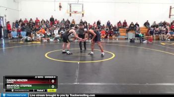 DIVISION 8 lbs Round 3 - Braydon Steffen, Wapsie Valley vs Dagen Henzen, Denver
