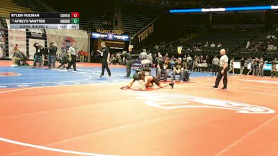 126 Class 2 lbs Cons. Round 2 - Rylen Holman, Cassville vs Atreyu Whitten, Oak Grove