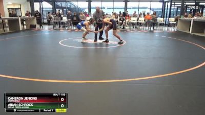 JV-15 lbs Round 2 - Aidan Schrock, Clear Creek-Amana vs Cameron Jenkins, Urbandale