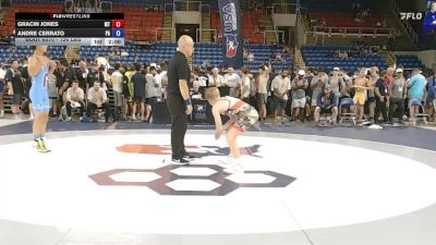126 lbs Cons. Sub-rd Of 64 - Gracin Jones, MT vs Andre Cerrato, PA
