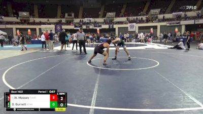 175 Elite Varsity Cons. Semi - Wyatt Massey, Thompson vs Donny Burnett, Northridge