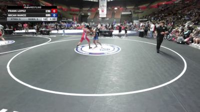 144 lbs Frank Lopez, KTWA-Kings-Tulare Wrestling Association vs Micah Nance, BAWA-Bay Area Wrestling Association