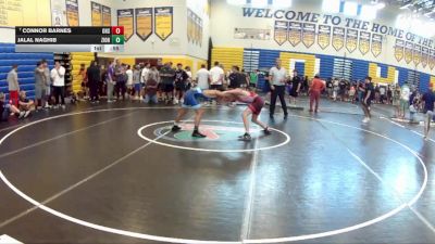 120 lbs Cons. Round 7 - Connor Barnes, Oakleaf High School vs Jalal Naghib, St John Neumann
