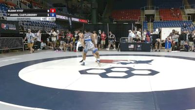 132 lbs Quarters - Elijah Hyet, Iowa vs Jamiel Castleberry, Illinois