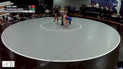 125 lbs. Cons. Round 3 - Emma Jones, California vs Valeria Leal Matos, Broken Arrow