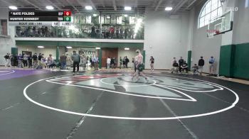 144 lbs Quarterfinal - Hunter Kennedy, Trinity vs Nate Foldes, Benedictine College Prep