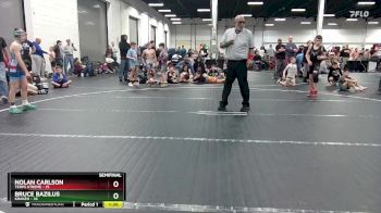 96 lbs Semis (4 Team) - Nolan Carlson, Terps Xtreme vs Bruce Bazilus, Kraken