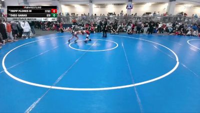 61 lbs 2nd Place Match - Tripp Flores Iii, Fitness Fight Factory Wrestling Club vs Theo Ganas, Best Trained Wrestling