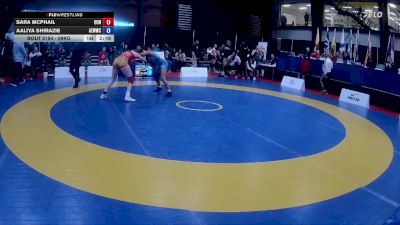69kg 3rd Place Match - Sara McPhail, Nechako Valley Wrestling Club vs Aaliya Shirazie, Alberta Elite Women`s Wrestling Club