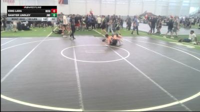 130 lbs Consi Of 8 #2 - King Lara, Mohave WC vs Sawyer Lindley, Jimenez Trained Academy