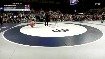 144 lbs Cons. Sub-rd Of 32 - Liam Fitzpatrick, MI vs Xander Sweatt, TX