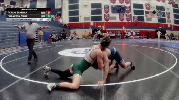 152 lbs Quarterfinal - Calio Zanella, Burrell vs Braxton Carr, Laurel
