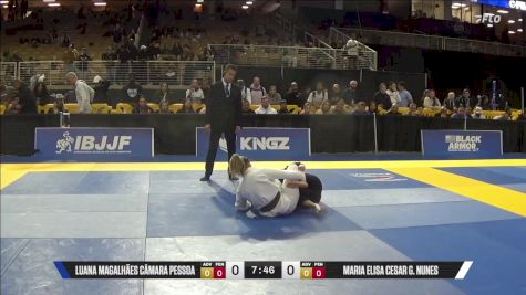 Maria Elisa Cesar G. Nunes vs Luana Magalhães Câmara Pessoa 2025 Pan Jiu Jitsu IBJJF Championship