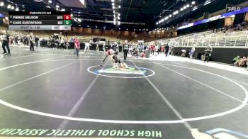 126 lbs Cons. Round 6 - Case Gustafson, Miami Christian School vs Pierre Nelson, Mt. Pisgah Christian School