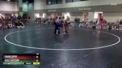 160 lbs Round 3 (6 Team) - Enzo Santoro, Maximum Performance vs Caleb Cross, Glynn Coastal