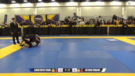 Aaron Rufus Young vs Antonio Romano 2024 World IBJJF Jiu-Jitsu No-Gi Championship