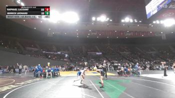 4A Boys 113 lbs Cons. Round 2 - Jerrick Leonard, La Grande Boys vs Raphael LaCount, Cottage Grove Boys