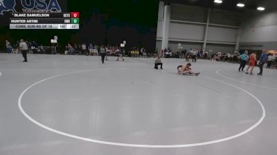 157 lbs Cons. Sub-rd Of 16 - Hunter Artim, Credo Wrestling Club vs Blake Samuelson, Kansas City Training Center