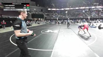 Cons. Round 1 - Ace Godfrey, Rapid City Central vs Tommy Studt, Douglas/Rapid City Christian/New Underwood