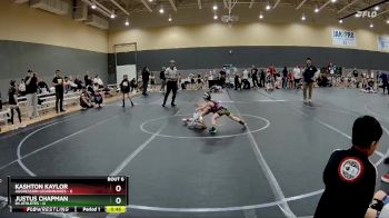 44 lbs Round 2 (10 Team) - Kashton Kaylor, Aggression Legionnaires vs Justus Chapman, 84 Athletes