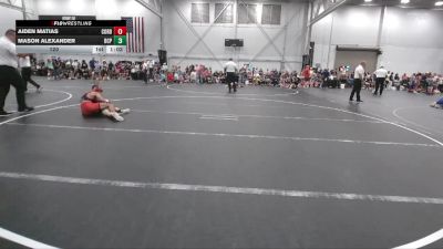120 lbs Round 1 (6 Team) - Aiden Matias, Cordoba Trained vs Mason Alexander, BC Predators