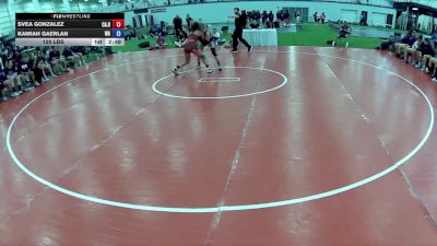 120 lbs Svea Gonzalez, California Blue vs Kamiah Gaerlan, Washington