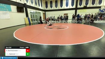 140lbs Cons. Round 2 - Lily Spencer, Bellingham SD (Girls) vs Ari Bartholomew, Goldendale (Girls)