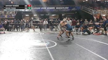 215 3A Cons. Round 2 - Devon Young, North Port H.S. vs Anthony Romero, Southwest Miami