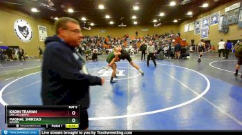 138 lbs Cons. Round 4 - Mashal Shirzad, Hoover vs Kadin Trahan, San Luis Obispo