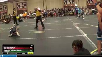 56 lbs Round 5 (6 Team) - Carter Hardy, ACES Wrestling vs Evan Lichtenwalner, The Hunt