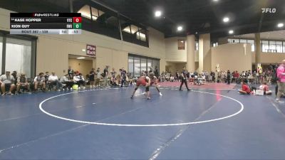 138 lbs Cons. Round 5 - Kase Hopper, Venice Takedown Club vs Kion Guy, Elevate Wrestling Club