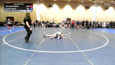112 lbs Champ. Round 1 - Aaliyah Pigeon, New York vs Fallon Curtin, New Jersey
