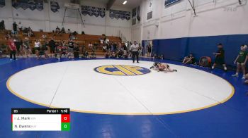 85 lbs Quarterfinal - Jace Mark, Wright WA vs Nathan Owens, MatTime