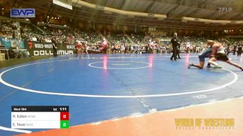 120 lbs Semifinal - Reagan Eaton, Nebraska Wrestling Academy vs Evelyn Taua, Nakamura Wrestling
