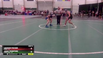 145 lbs Semis & 1st Wrestleback (8 Team) - Jackson Fischer, Pierce vs Aiden Crawford, Logan View