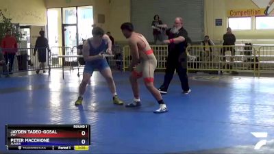 100kg/220.4lbs Round 1 - Jayden Tadeo-Gosal, CYC vs Peter Macchione, Alaska