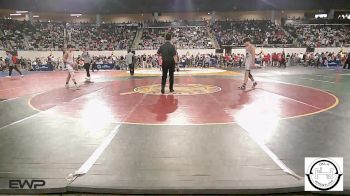 130 lbs Consi Of 16 #2 - Chance Dewey, Tulsa Blue T Panthers vs Kolton STRAIN, Berryhill High School