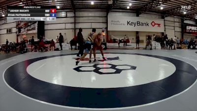 97 kg Champ. Round 2 - Asher Ruchti, Southern Oregon Regional Training Center vs Ryan Patterson, Tiger Den Wrestling Club