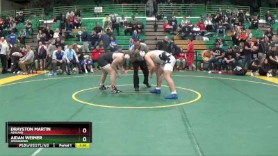 215 lbs Semifinal - Aidan Weimer, Springboro vs Drayston Martin, Ashland