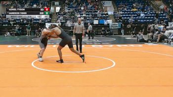 1 - 215 lbs 5th Place Match - Azriel Tyson, Bath County High School vs Jameson Tibbs, Rural Retreat