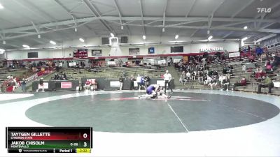 165 lbs Cons. Round 4 - Jakob Chisolm, Montevallo vs Taytgen Gillette, Chadron State