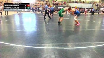 160 lbs Champ. Round 1 - Christian Leonard, Emerald Force vs Grisham Channell, Nolensville Wrestling Club