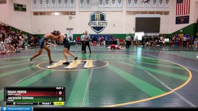 182 lbs Semifinal - Jackson Doman, Canby vs Noah Reese, West Albany