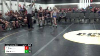 80 lbs 2nd Wrestleback (8 Team) - Kaden Potter, Illinois Menace vs Max Dinges, M2 Blue (NJ)