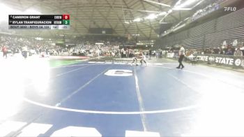 Boys 3A 120 lbs Cons. Round 6 - Rylan Tranfiguracion, North Thurston vs Cameron Grant, Everett