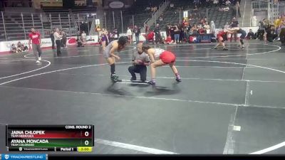 117 lbs Cons. Round 2 - Ayana Moncada, Team Colorado vs Jaina Chlopek, Team Nebraska