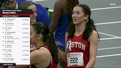 Women's 800m, Finals 8