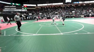 140 lbs Semifinal - Joseph Johnson, STC2 vs Bentley Stephen, BRN3