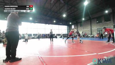 126 lbs Consi Of 8 #2 - Kaden Breeding, Eufaula Ironheads Wrestling Club vs Alexis Silkey, Hilldale Youth Wrestling Club